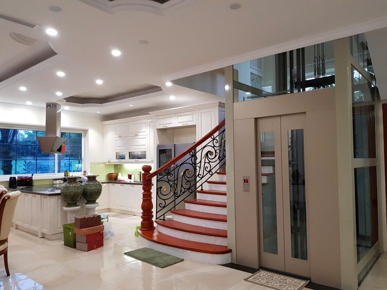 Thang máy gia đình thiết kế riêng - Bắc Giang